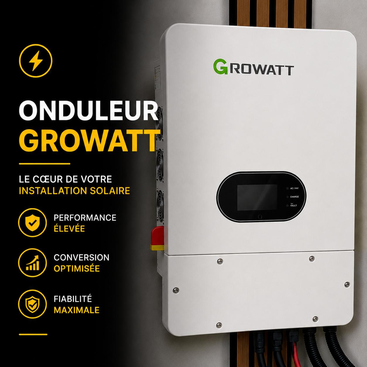 Onduleur Growatt Sun Voltaïk Energy