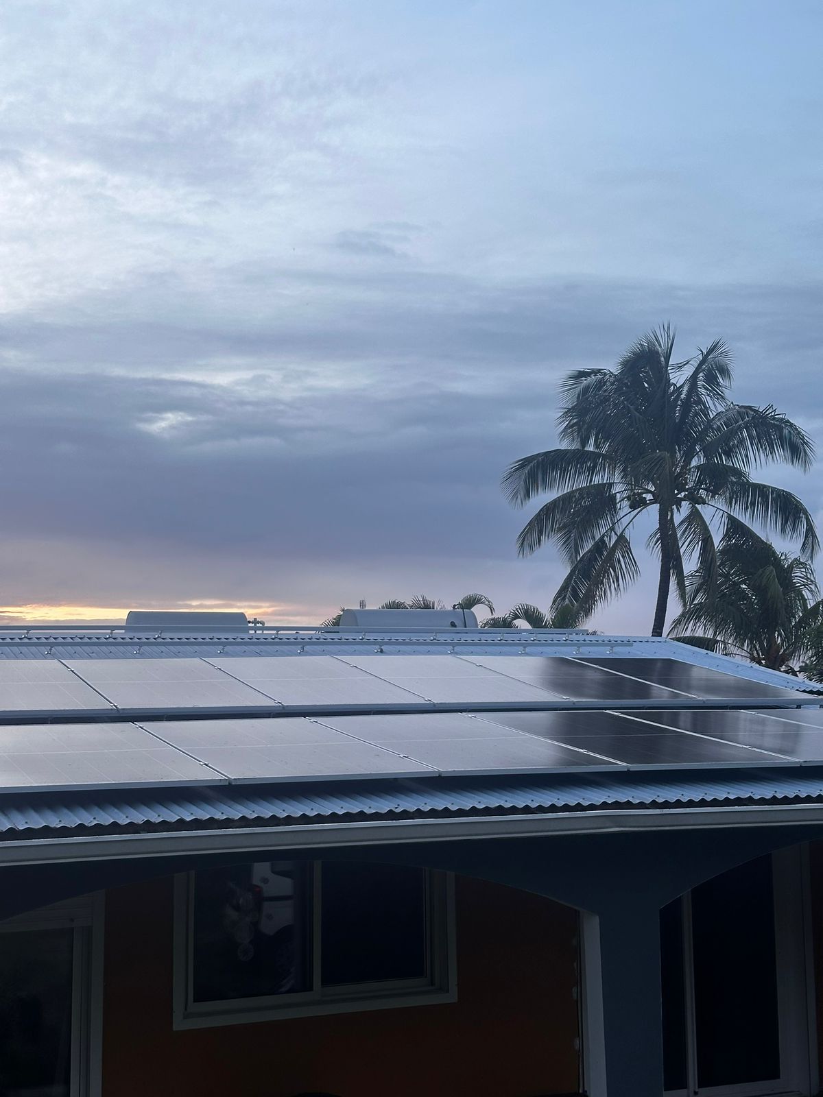 Vue drone chantier solaire Saint-François Guadeloupe